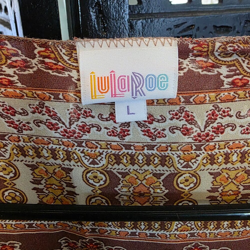 Lularoe L fall colors duster